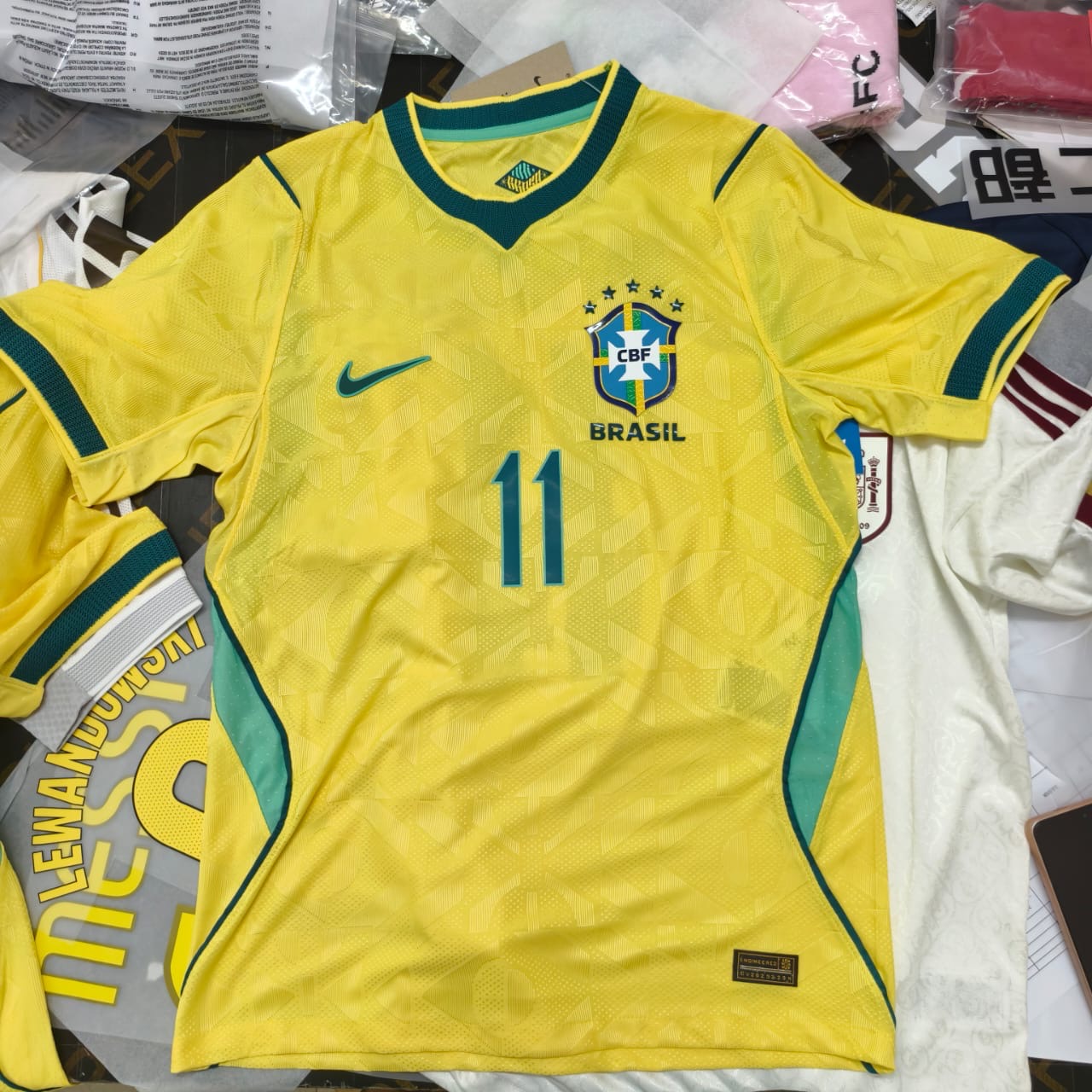camiseta manga corta brasil 2026